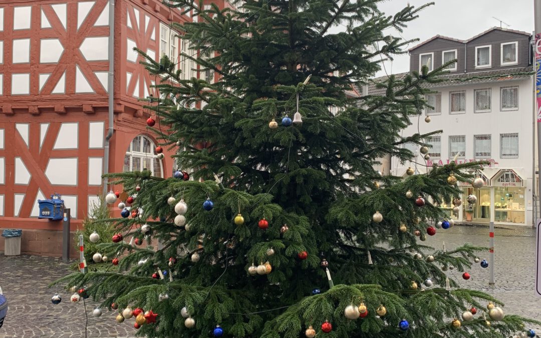 Kirchhain: Weihnachtsbaum der Hoffnung